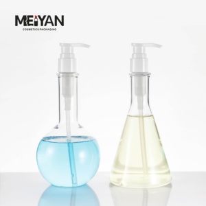 MYPACK PET plastic test tube shape shower work flash body lotion bottle 280ml 350ml with lotion pump