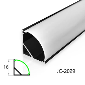 16Mm Height L Shape T5 Aluminum Housing PC <b>Diffuser</b> Anti Glare Beam Minimalist Indoor Corner Atmosphere <b>Led</b> Profile Light - Product Image 1