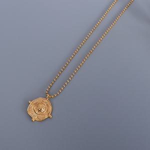 Irregular algunos donde collar de marca temperamento de acero inoxidable femenino Ins collar con colgante contratado - Product Image 3