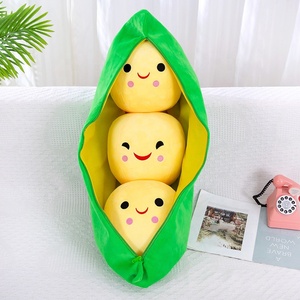 Peluche <span class=keywords><strong>Zoe</strong></span> Pea Pod, coussin décoratif, poupée de lit, poupée de sommeil, cadeau d'anniversaire, cadeau de Nouvel An, décoration de canapé - Product Image 6