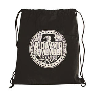 Mochila con cordón de poliéster impreso con logotipo personalizado y cordón ajustable, mochila de gran capacidad para el gimnasio escolar, promoción de viaje - Product Image 3