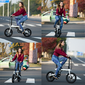 <span class=keywords><strong>Bicicletas</strong></span> Eléctricas Hottech para Adultos, 16 Pulgadas, Rojas, Plegables, Bicicleta Eléctrica Plegable de 250w 36v, <span class=keywords><strong>Bicicletas</strong></span> Eléctricas Portátiles - Product Image 3