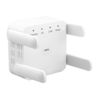 Repetidor WiFi Inalámbrico de 2.4G y 5Ghz, Amplificador de WiFi de 300M y 1200 Mbps, Extensor de Rango Largo de WiFi 802.11AC 5G, Punto de Acceso
