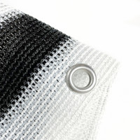 Filet de protection pour balcon en HDPE, anti-UV, protection contre le vent, filet en plastique pour balcon