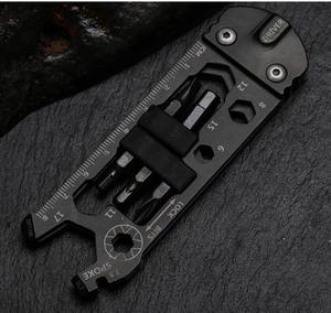 Đa Dụng Cụ Bỏ Túi Hình Chìa Khóa Bằng Thép Không Gỉ Cho Móc Khóa Của Bạn Bao Gồm Dụng Cụ Mở Chai TUỐC NƠ VÍT THƯỚC Chìa Vặn - Product Image 4