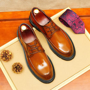 Chaussures plates décontractées et habillées DSYX pour hommes, en cuir véritable respirant, légères, à enfiler, pour affaires, mariage et extérieur - Product Image 2