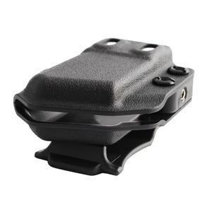 Adjustable Hard Polymer Quick Access Holder <b>Pouch</b> with <b>Belt</b> Clip for Outdoor Gear <b>Tool</b> Storage and Carry Use - Product Image 1