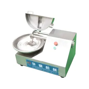 Double speed 5l small laboratory bowl chopped meat paste chopper / meat bowl cutter food chopper