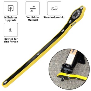 แม่แรงยกรถ 2 in 1 ขนาด 2.5 ตัน และ 1.5 ตัน แบบแมนนวล พร้อมประแจวงล้อช่วยประหยัดแรง แม่แรงพับได้สำหรับรถยนต์ - Product Image 5