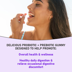 Best Selling Prebiotic Probiotics Gummies Total Carbohydrate Maintain Healthy Gut Function Absorption Function Support Immune - Product Image 5