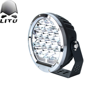 140W 10000LM led lampe de travail tout-terrain Super lumineux rond 7 pouces 4x4 spot led lumière de conduite