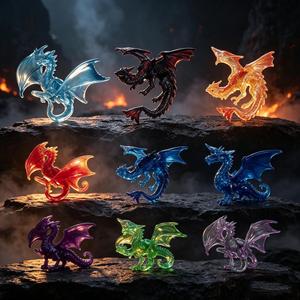 Série populaire de <span class=keywords><strong>dragons</strong></span> volants à doigts, 36 mini-modèles de <span class=keywords><strong>dragons</strong></span> fantastiques, ensemble de jeu durable et résistant pour enfants, jeu imaginatif - Product Image 2
