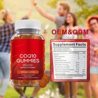 Gummies HDK 400mg CoQ10 OEM/ODM Coenzyme Q10 avec Oméga-3 et Magnésium pour la Santé Cardiaque et le Soutien Énergétique Marque Privée Vente en Gros
