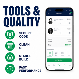 Soluciones <span class=keywords><strong>de</strong></span> Aplicaciones POS Móviles Personalizadas para Tiendas Minoristas para IOS y Android con Escaneo <span class=keywords><strong>de</strong></span> Códigos <span class=keywords><strong>de</strong></span> Barras, Sincronización <span class=keywords><strong>de</strong></span> Inventario y Procesamiento <span class=keywords><strong>de</strong></span> Pagos LionCreate - Product Image 5