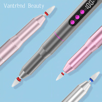Vantrend Stille Draagbare Oplaadbare Nagelboormachine met Borstelmotor, Pen-vormig, Aluminium, 35000 RPM Elektrische Nagelpolijstmachine