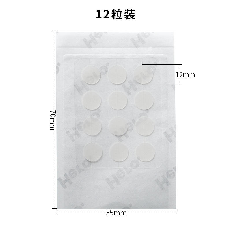 12 pegatinas + bolsas plásticas impresas que contienen aceites esenciales