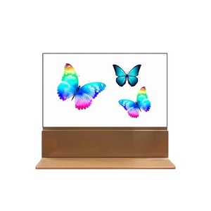 Vitrine d'affichage OLED transparente de 55 pouces, vitrine en verre holographique, affichage <span class=keywords><strong>publicitaire</strong></span> numérique pour les magasins de détail et les expositions - Product Image 2