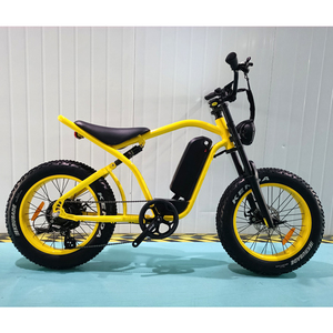 Vélo de montagne à suspension intégrale CE, pneus larges de 20 pouces, vélo électrique de Chine OEM, Fat Boy Mountain Bike 48v750w Fat Bo - Product Image 4