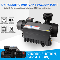 VN-0100 100m 3/h pompa vakum baling-baling putar mini satu tahap untuk pembentuk vakum PVC