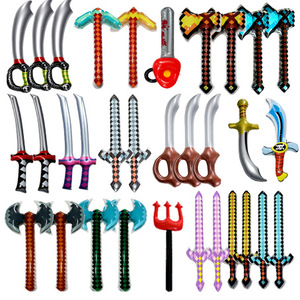 Spada Gonfiabile in Plastica per Bambini, Giocattolo a Forma di Coltello da Pirata, Arma Simulata per Bambini 8-13 Anni, Vendita all'Ingrosso - Product Image 1