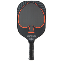Toprate 12K T700 pagaie de pickleball en fibre de carbone contrôle de la rotation Surface de grain profond 16mm aluminium nid d'abeille puissance impression UV