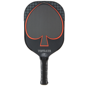 Toprate 12K T700 pagaie de pickleball en fibre de carbone contrô<span class=keywords><strong>le</strong></span> de la rotation Surface de grain profond 16mm aluminium nid d'abeille puissance impression UV - Product Image 1