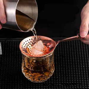 Chuyên nghiệp thép không gỉ 304 <span class=keywords><strong>barware</strong></span> Cocktail Lọc muỗng với Ice Cube lọc kim loại thanh phụ kiện cho Julep đồ uống - Product Image 4