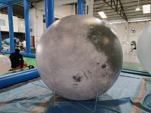 Ballons publicitaires lumineux LED résistants aux intempéries imprimés en UV gonflables en PVC étanches Terre Soleil Saturne Mars Planètes Boules DLGZG - Product Image 5