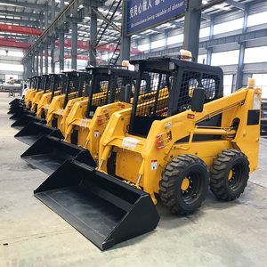 Hot Selling Mini Crawler Wheel <b>Stand</b> on Type Skid Steer Loader - Product Image 6