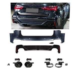 Pare-chocs avant style <span class=keywords><strong>RS</strong></span> Kits de carrosserie pour <span class=keywords><strong>audi</strong></span> facelift a6 avant Avant 4A5 <span class=keywords><strong>C8</strong></span>)2019-2022 Pare-chocs avant Pare-chocs arrière Diffuseur arrière - Product Image 3