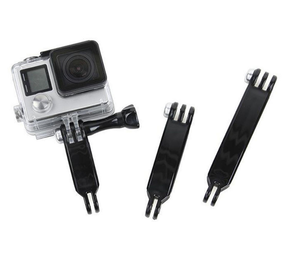 3 in 1 Adjustable Helmet Extension Arm Helmet Joints Tripod Mount for Gropro Hero 7 6 5 4S <strong>SJCAM</strong> SJ4000 <strong>SJ5000</strong> Xiaoyi 4K H9 - Product Image 1