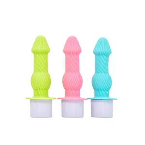 Sakura pink Spring grass green Tiffany blue ABS silicone Manually add water adjust temperature Insertion depth 12.5cm vibrator