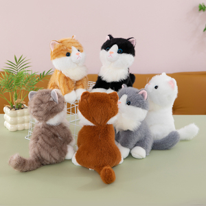 Boneka Hewan Lucu Bergaris Kustom, Hadiah Boneka Penghibur Anak, Mainan Boneka Plush - Product Image 2