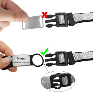 Médaille d'identification anti-perte <span class=keywords><strong>pour</strong></span> petit <span class=keywords><strong>chien</strong></span> en silicone <span class=keywords><strong>avec</strong></span> QR code en acier inoxydable de marque Bank - Product Image 4