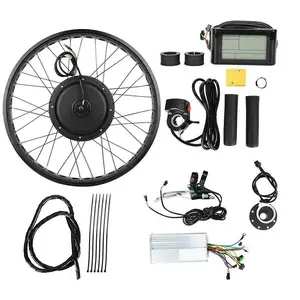 고품질 전기 자전거 허브 모터 250w-8000w 16-28 인치 휠 전자 자전거 Ebike 변환 키트 배터리 및 lcd 디스플레이