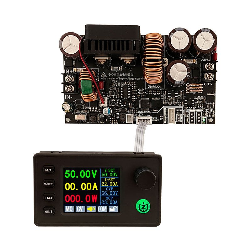 WUZHI 6522C Color Screen DC Adjustable Voltage Regulator, 22A