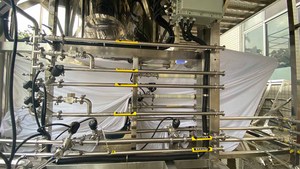 Homogénéisateur-mélangeur cosmétique sous vide ESKO Machinery 500L 1000L pour shampoing, crème, lotion, dentifrice, mayonnaise - Product Image 4