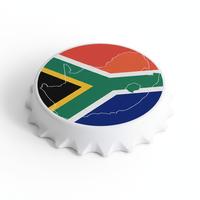 Décapsuleur aimanté pour réfrigérateur, souvenir touristique d'Afrique du Sud, avec logo personnalisé imprimé UV, vente en gros