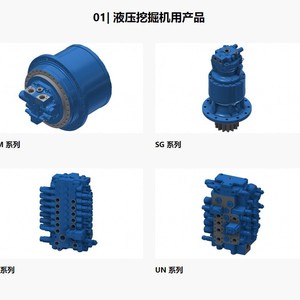 มอเตอร์ไฮดรอลิกเกียร์ Nabtesco GM41VC สำหรับรถขุดและอะไหล่เครื่องจักรก่อสร้าง - Product Image 4