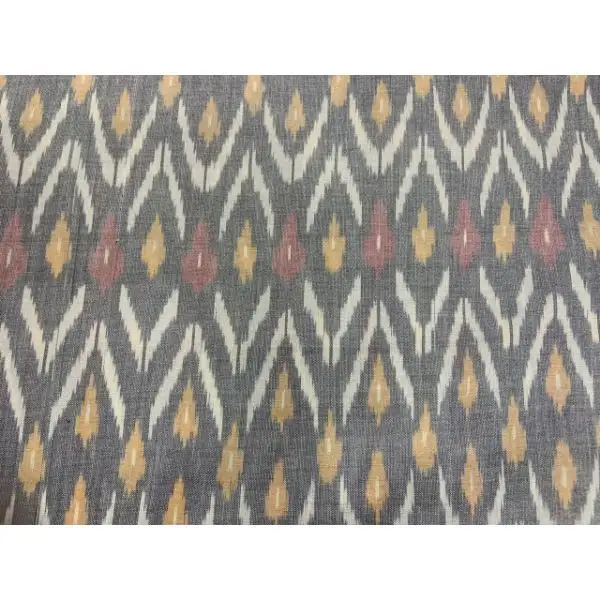 Beautiful Ikat Print Cotton Fabric In Wholesale Price Indian Natural Cotton Weave Printed Running Fabric At Wholesale Rate