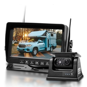 จอภาพ MDVR ขนาด 7 นิ้ว พร้อมกล้องมองหลัง 1080P ระบบความปลอดภัยรถบรรทุกและรถบัสแบบแม่เหล็กแรงสูง พลังงานแสงอาทิตย์ ไร้สาย รุ่น YB-Wireless-Sola - Product Image 1