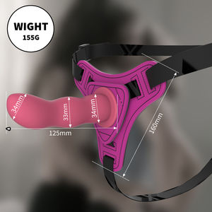 वयस्क सेक्स जी-स्पॉट उत्तेजक स्ट्रैप-ऑन सिलिकॉन ग्लास डिल्डो पुरुषों महिलाओं के जोड़े विशाल डिल्डो वाइब्रेटर पहनने योग्य लाल काले - Product Image 3