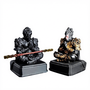 Imperial Hall Black Myth Wukong Grande Saggio Eguali al Cielo Unico Ordine Celeste Statuetta in Resina a Tema Viaggio verso Ovest - Product Image 4