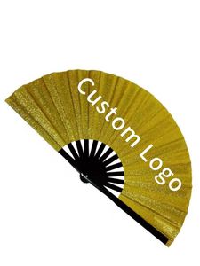 Éventails pliants promotionnels d'été en bambou, faible MOQ, impression personnalisée pour hôtels, restaurants, événements - Product Image 5