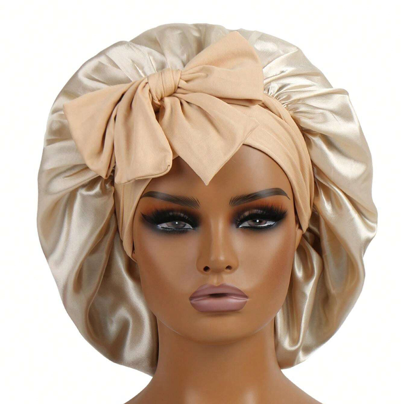Shower Caps for Women Waterproof Reusable