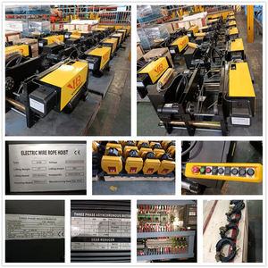 Harga <span class=keywords><strong>Hoist</strong></span> Listrik Tali Kawat Motor Bertenaga Tinggi Eropa dengan Kapasitas 1 ton, 5 ton, 10 ton, 16 ton, 20 ton, dan Ruang Kerja Rendah, yang Dikustomisasi untuk Bengkel - Product Image 3