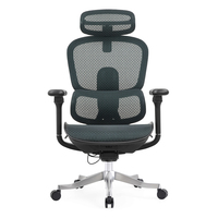 Chaise de bureau ergonomique en maille, réglable, à dossier haut, pivotante, personnalisable OEM pour usage domestique ou professionnel