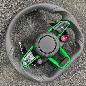 Vente chaude pour <span class=keywords><strong>Audi</strong></span> Sport-Style Volant En Cuir pour S6 S7 A4 B8 B9 A5 A6 A7 C7 <span class=keywords><strong>Q3</strong></span> Q5 A3 R RS7 Q7 RS5 Top Accessoire De Voiture - Product Image 6