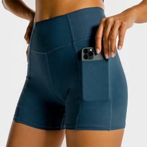 PIHA SPORTS Ladies Fitness Wear 2026 Printed New Design Summer Gym Pocket Women Sports Shorts Memory Fabric Breathable Quick Dry - Product Image 3