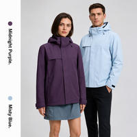 Manteau d'hiver personnalisé à prix d'usine avec doublure micro-poreuse respirante, coupe-vent, imperméable et à capuche pour temps froid